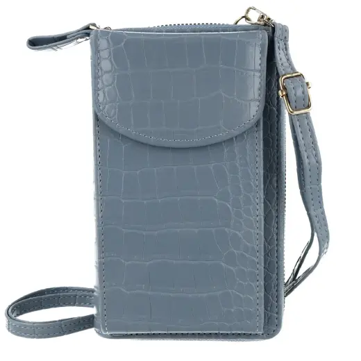 Knitted bag for phone GCW12 blue