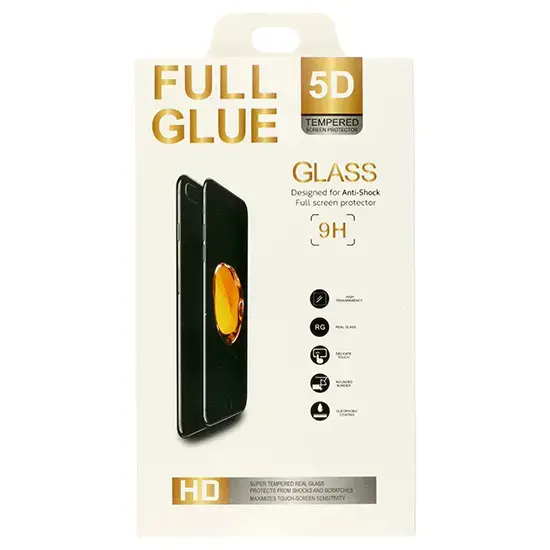 Tempered Glass Full Glue 5D for IPHONE 14 PRO MAX BLACK