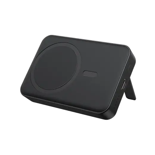 BWOO išorinė baterija (powerbank) | 10 000 mAh | 20W | Wireless, MagSafe | juodas