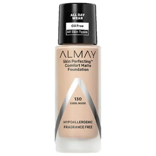 Almay, Skin Perfecting Comfort, Liquid Foundation, 130, Cool Nude, 30 ml