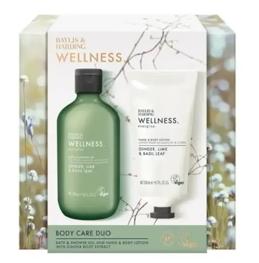 Baylis & Harding Wellness Body Care Duo Gift Set in Clear