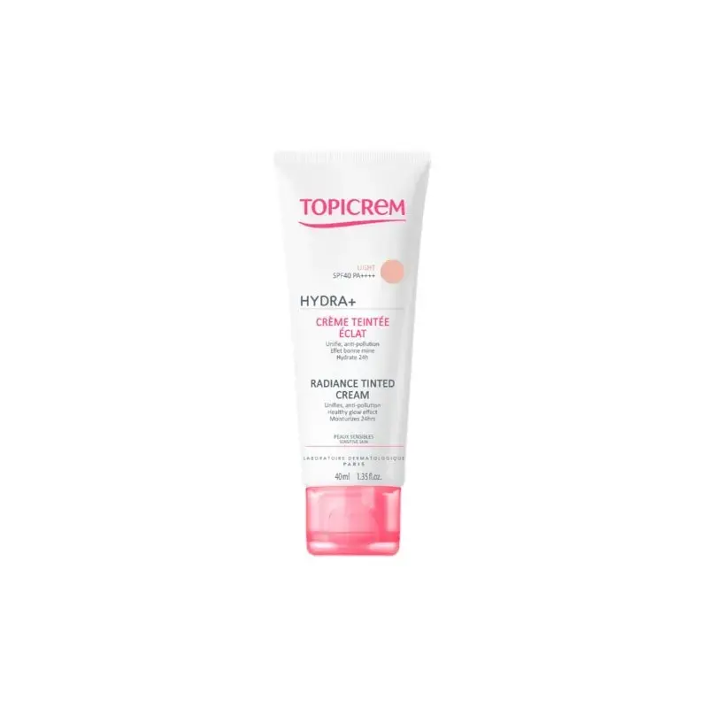 Topicrem Radiance SPF 40 - Moisturizing Tinted Skin Cream 40ml Clear