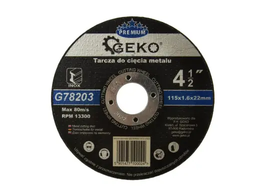 Metallilõikeketas GEKO Premium 115x1,6x22,2mm