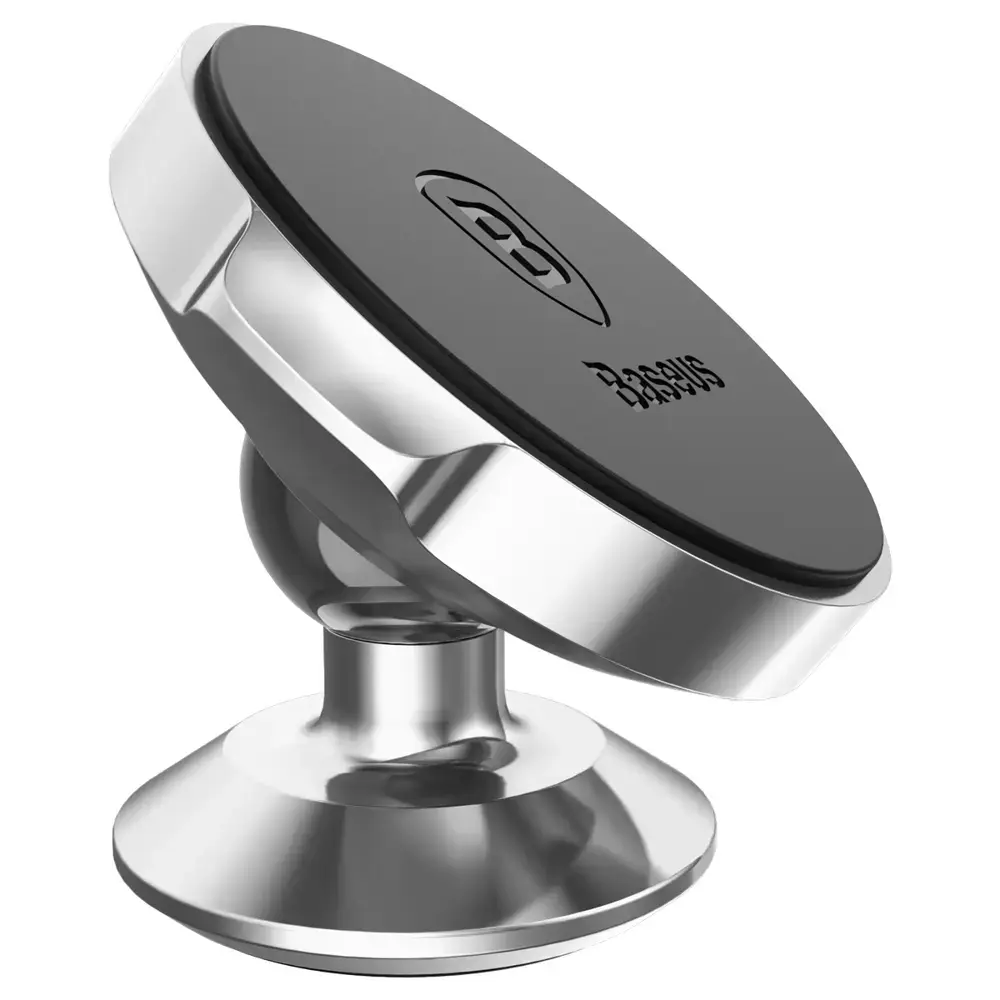 Baseus SUER-B0S Small Ears Magnetic Suction Bracket Vertical Silver
