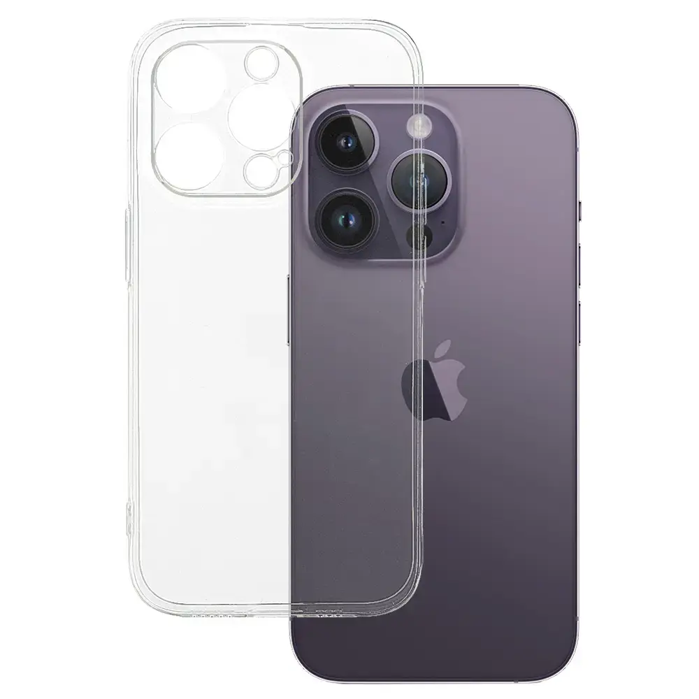 Ultra Clear 1mm maciņš telefonam iPhone 14 Pro caurspīdīgs