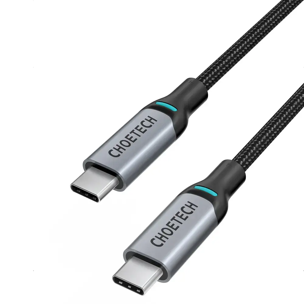 Choetech USB Type C - USB Type C charging data cable Power Delivery 100W 5A 1,8m black (MIX00073)