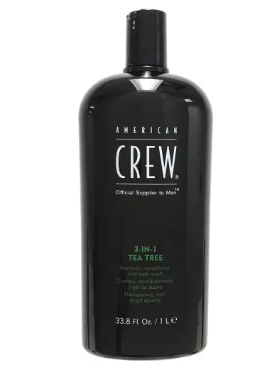 American Crew 3-in-1 Tea Tree Shampoo, Conditioner & Body Wash 33.8 Oz