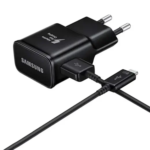 Samsung EP-TA200EBE travel charger | 15W | USB-C | with USB-C to USB-C cable included | black (OEM)