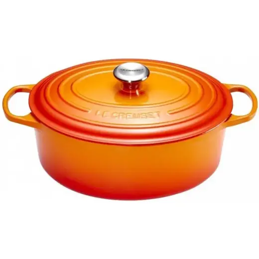 Le Creuset Ovaalne malmist pott 31cm / 6,3L oranž 