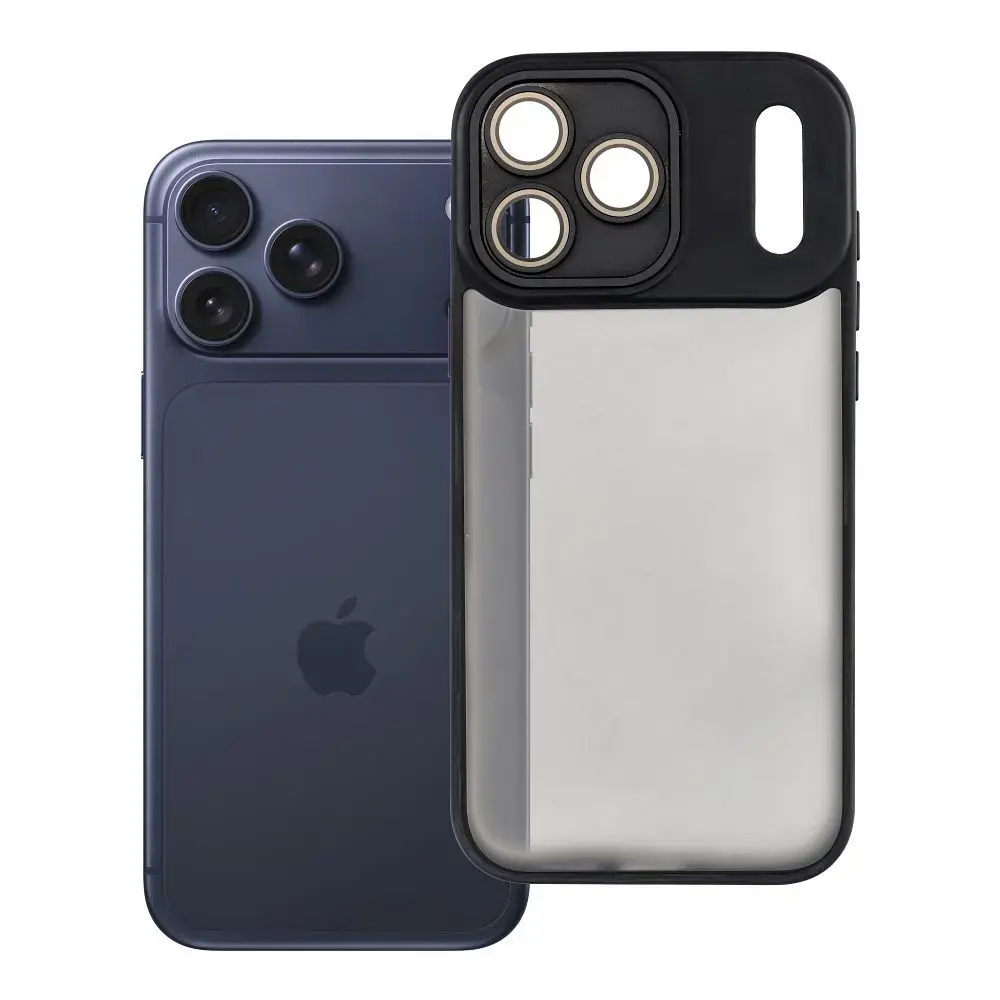 Variete maciņš telefonam iPhone 17 Pro Max | iPhone 18 Pro Max melns