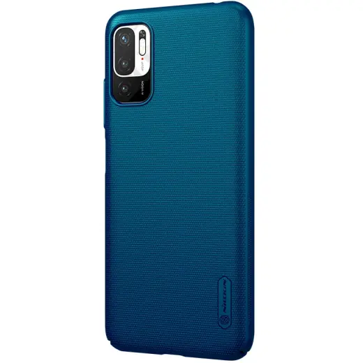 Nillkin Super Frosted maciņš telefonam Xiaomi Redmi Note 10 5G | POCO M3 Pro 5G zils