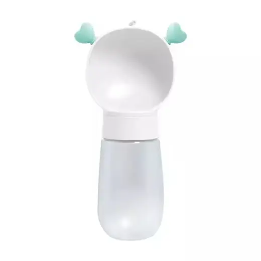 Dog outdoor drinking cup white