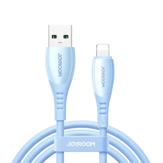 Joyroom S-A59 Vibrant Series провод для передачи данных и зарядки | USB-A на Lightning | 15W | 1.2m | синий