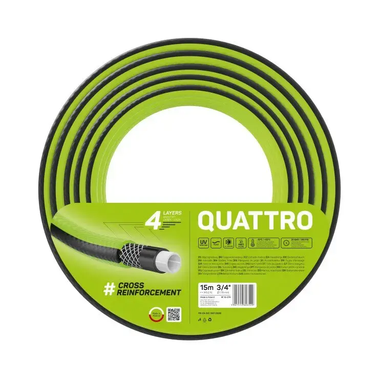 Watering hose Quattro 1/2" 15 m