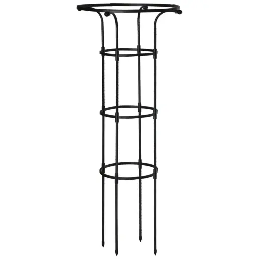 Support for houseplants D28/D50cm H125cm, black