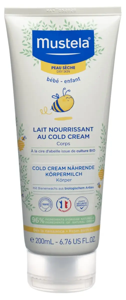 Mustela Bébé-Enfant Nourishing Lotion with Cold Cream 200ml - with Beeswax