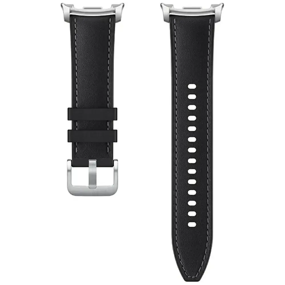 Samsung Hybrid viedpulksteņa siksniņa priekš Galaxy Watch8 Classic | silikons | melna