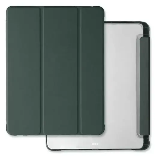 Mercury Clear Back Cover iPad Pro 11 (2024) ciemnozielony|dark green