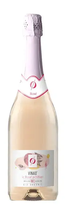 Bezalkoholisks dzirkstošs rozā vīns VINA'0, 0.75l(DEP)