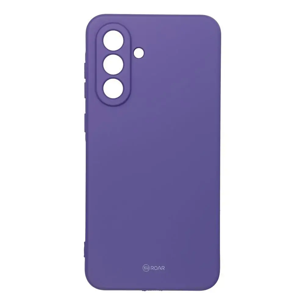 ROAR ALL DAY COLORFUL JELLY telefono dėklas Samsung Galaxy A36 5G (A366) violetinis