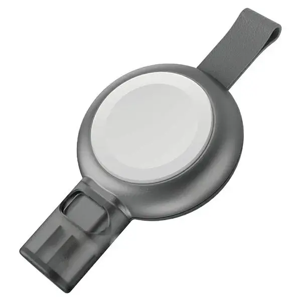 ENERGEA WatchPod 3 compact inductive charger for Apple Watch 5W USB-C Fast Charging gray/gunmetal