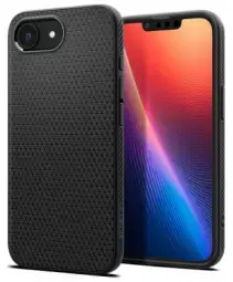 Spigen Liquid Air чехол для телефона iPhone 16e чёрный