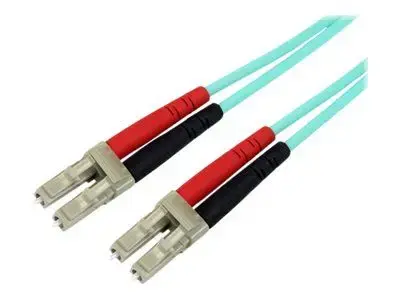 StarTech.com 2m Fiber Optic Cable - 10 Gb Aqua - Multimode Duplex 50|125 - LSZH - LC|LC - OM3 - LC to LC Fiber Patch Cable - patch cable - 2 m - aqua