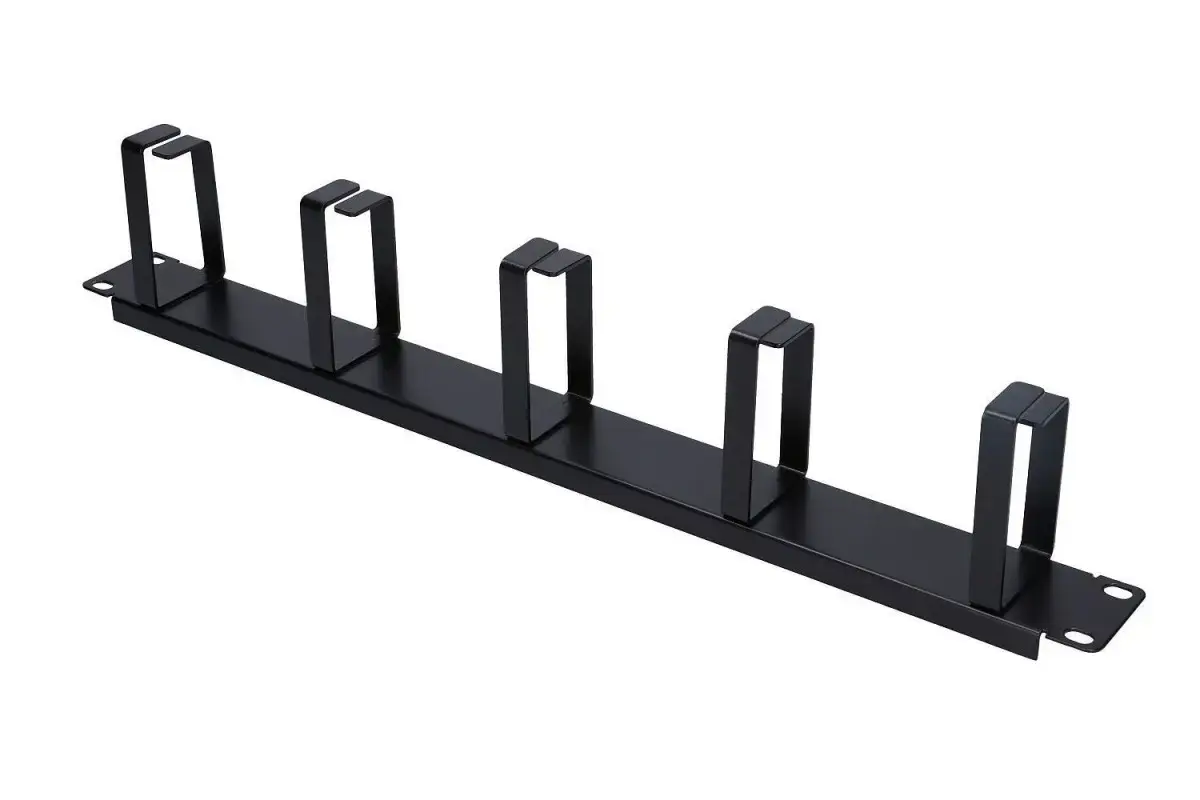 Cable organizer 1U black