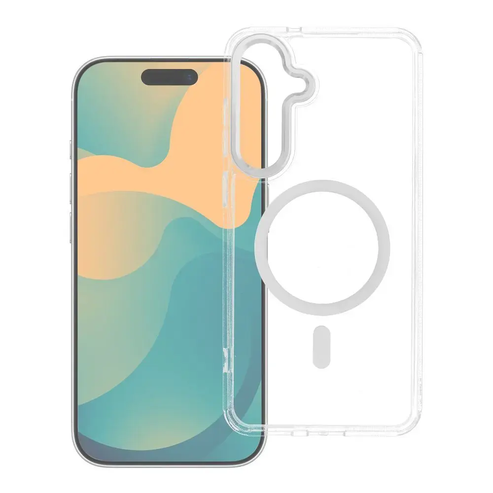 Frame Clear Hybrid Mag чехол с поддержкой MagSafe для телефона Samsung Galaxy S25 FE (S731) | S26 FE (S741) прозрачный