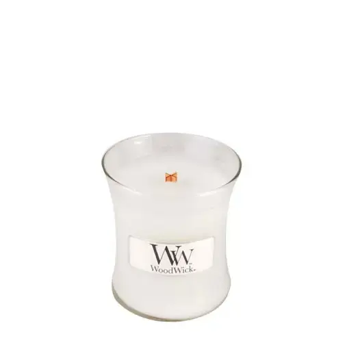WoodWick Island Coconut scented candle with wooden wick 85 g