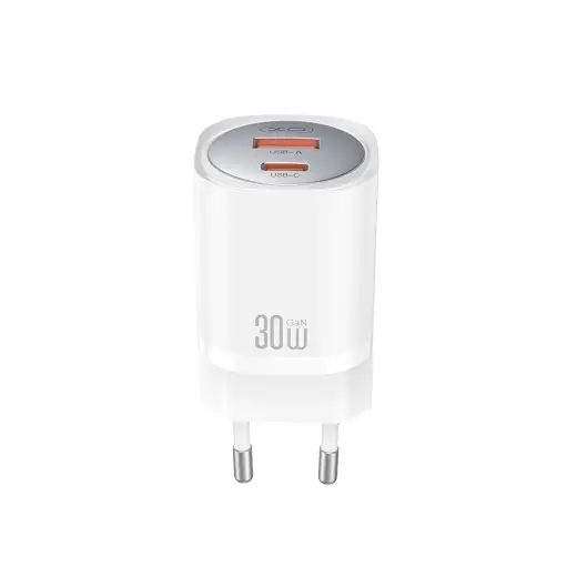XO CE21 travel charger | 33W | PD | USB-C, USB-A | white