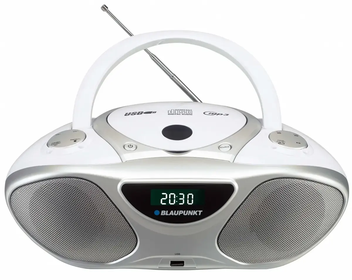 Portable radio BB14 WH CD MP3 USB AUX FM PLL