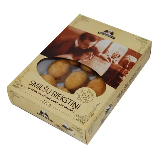 Cepumi VECAIS BEĶERIS Smilšu riekstiņi ar vārītu iebiezinātā piena izstrādājumu, 250 g