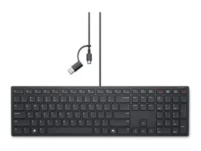 Dell Wired Collaboration Keyboard KB525C - keyboard - QWERTZ - German - black Input Device