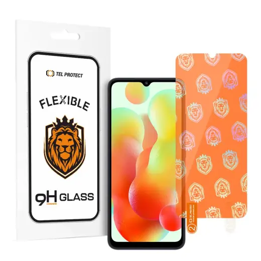 Tel Protect Best Flexible Hybrid Tempered Glass for XIAOMI REDMI 10C/12C / Poco C40