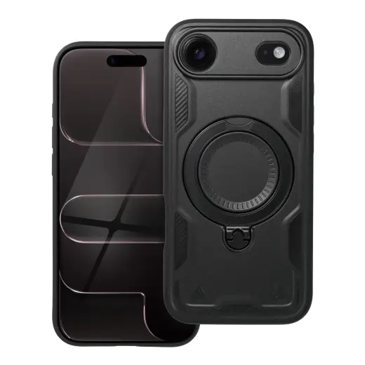 FROST ARMOR telefono dėklas iPhone 17 Air juodas