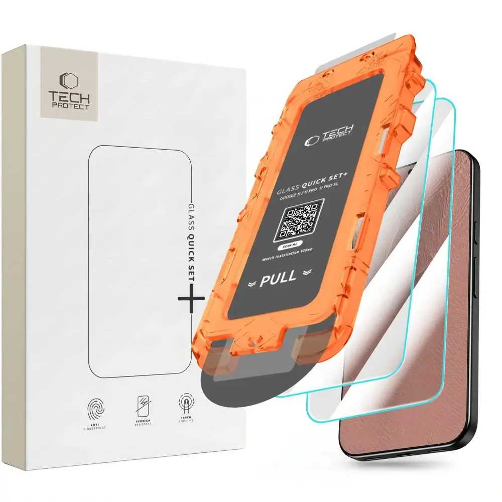 Tech-Protect QUICK SET+ TEMPERED GLASS 2-PACK