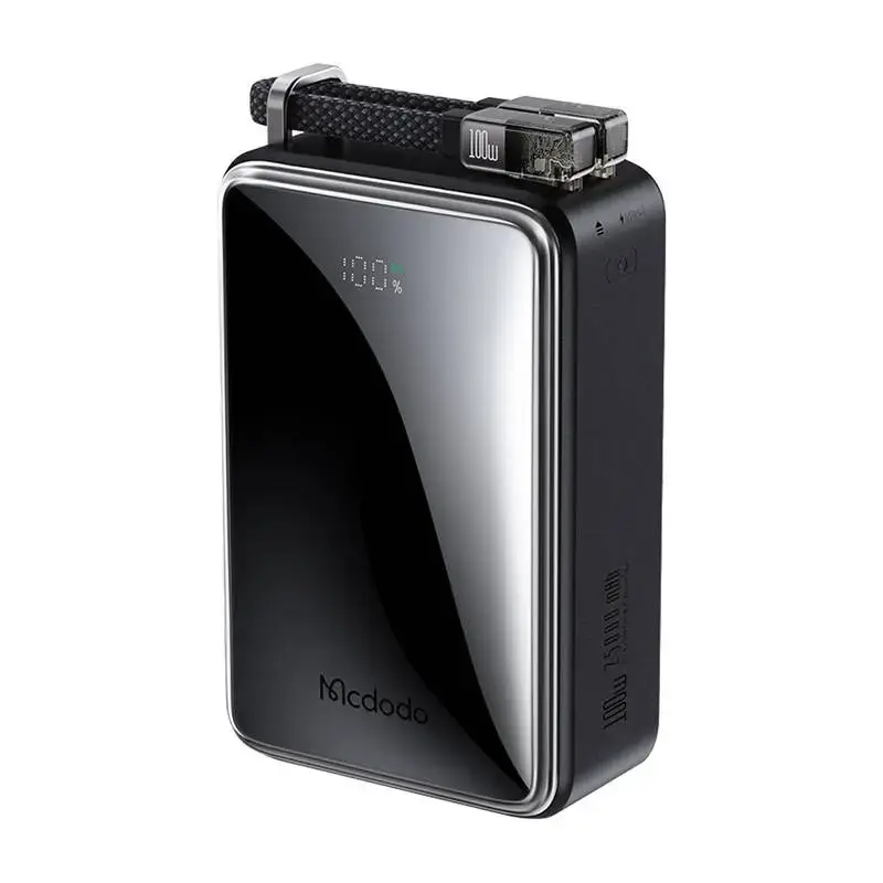 Mcdodo MC-0561 external battery (powerbank) | 25000 mAh | 100W | USB-C, USB-A | black