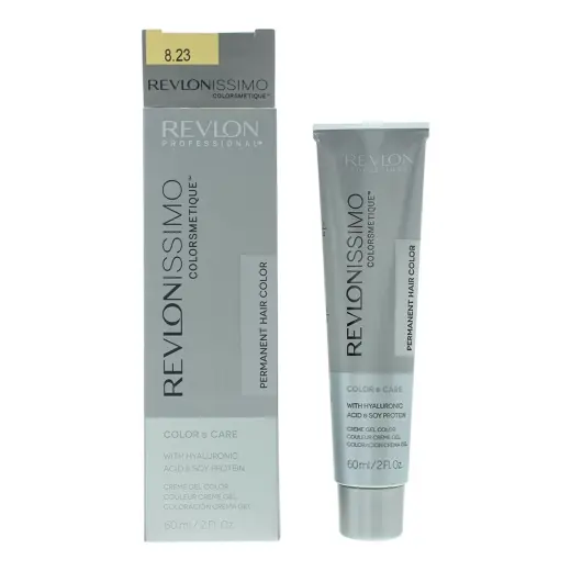 Revlon, Revlonissimo Colorsmetique, Permanent Hair Dye, 8.23 Light Pearly Beige Blonde, 60 ml