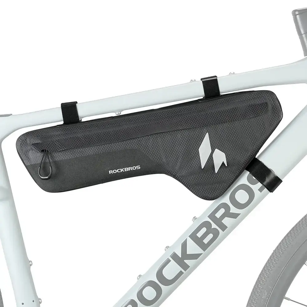 Torba rowerowa Rockbros AS-152 na dolną rurę wodoodporna 1,9 l - czarna