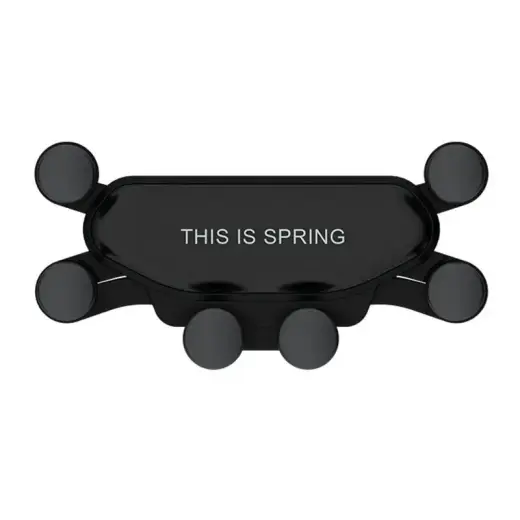 Car holder - gravity SPRING from 4,7’ air vent mount black