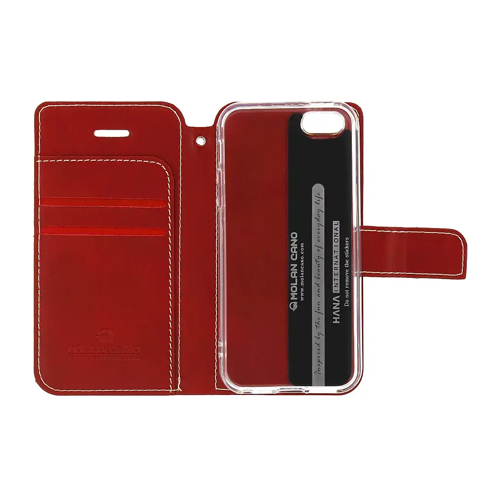 Molan Cano Issue Book Case for iPhone 7|8|SE2020 Red