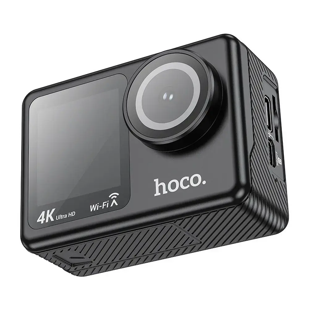 Sports camera Hoco with two screens 1,3" + 2" 4K/30fps DV101 black