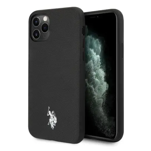 U.S Polo USHCN58PUBK Wrapped Cover Чехол для Apple iPhone 11 Pro Черный