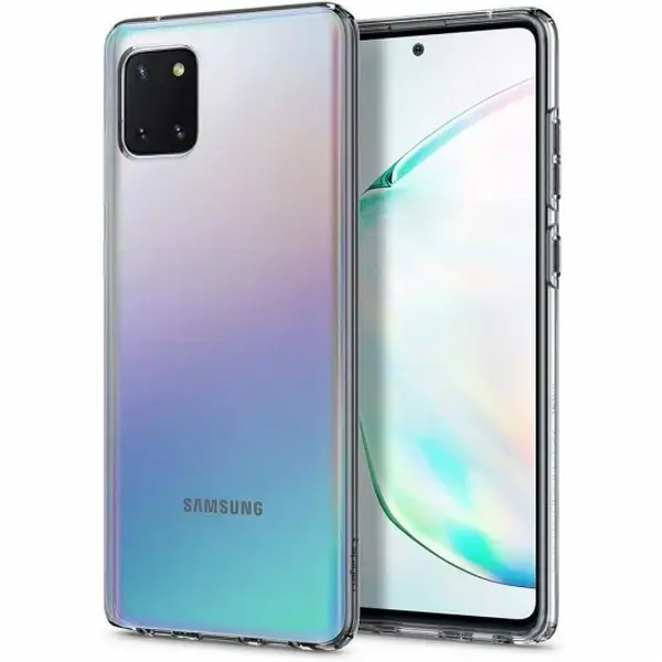 Spigen Liquid Crystal Case priekš Samsung Galaxy Note10 Lite melnā krāsā