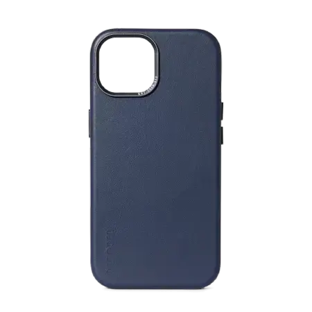 Decoded Leather Case with MagSafe for iPhone 15 - blue