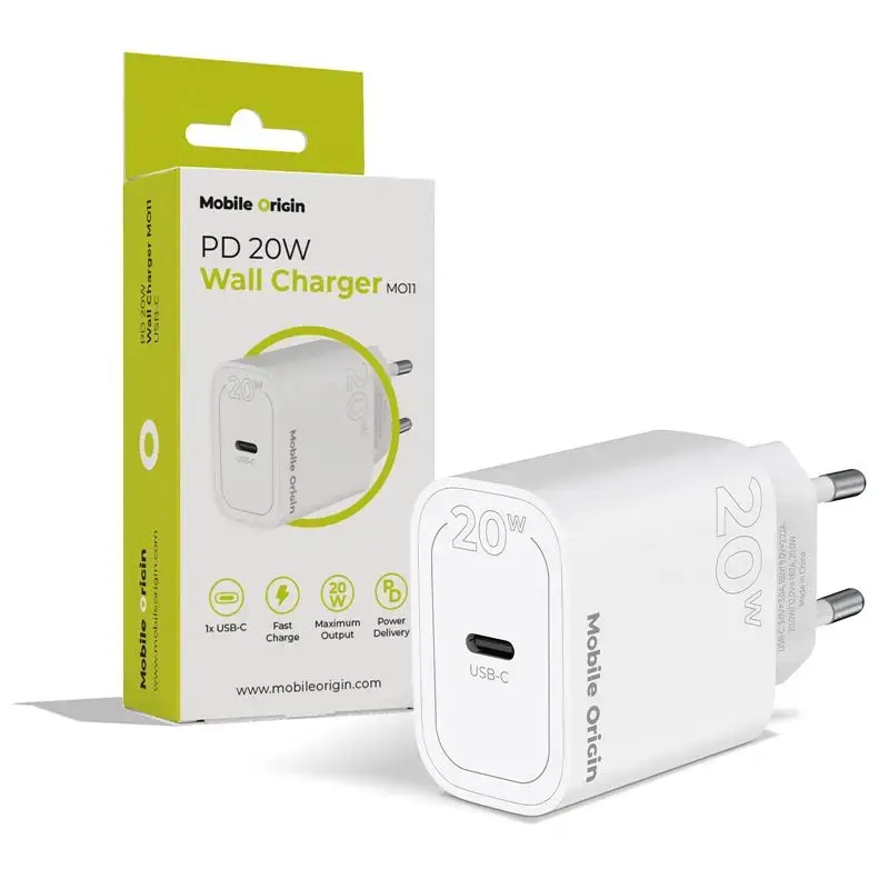Mobile Origin PD20W Wall Charger MO11, white, 1 USB-C