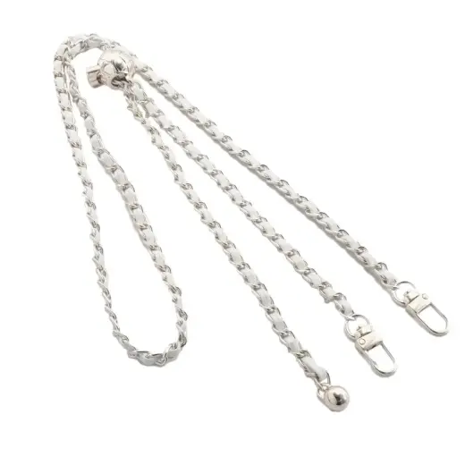 Phone lanyard G-14 white-silver