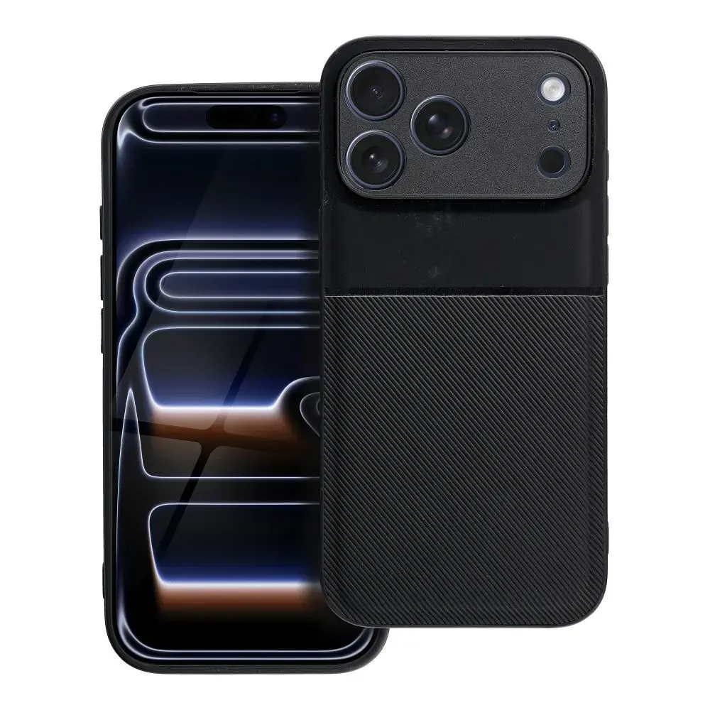 NOBLE maciņš telefonam iPhone 17 Pro Max melns
