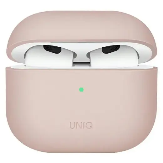 UNIQ Lino Case AirPods 3 gen. Silicone blush pink